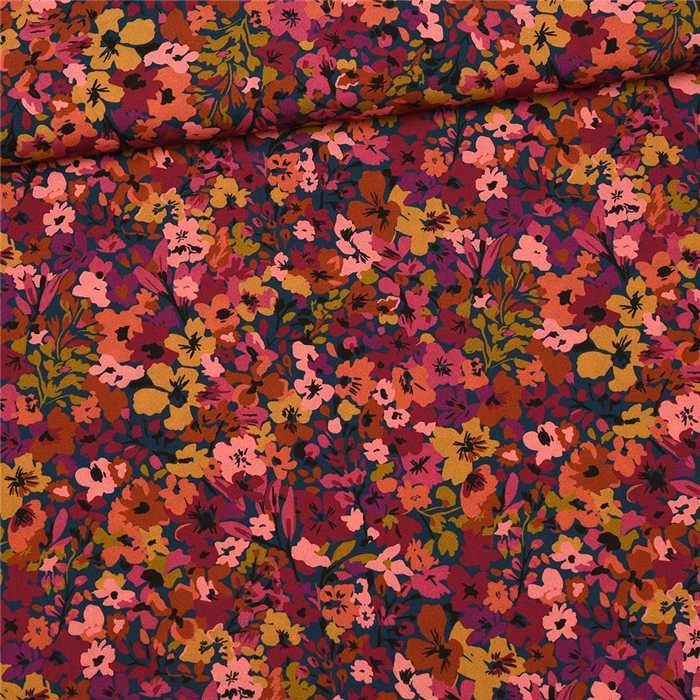 Crêpe Colorful Flowers Crêpe Colorful Flowers