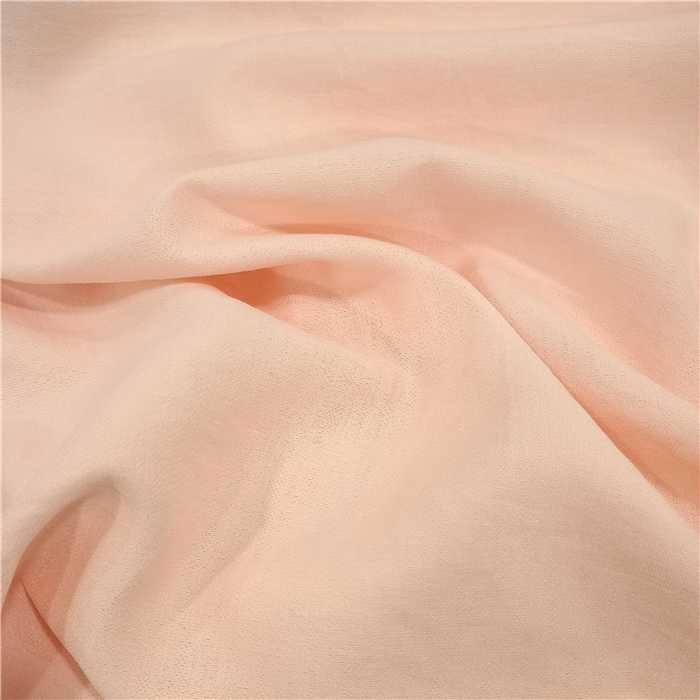 Crêpe de viscose Rose pêche Crêpe de viscose Rose pêche