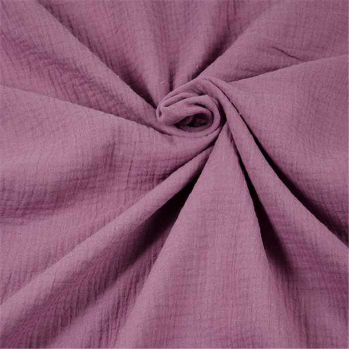 Double gaze Mauve - Coupon de 60 cm Double gaze Mauve - Coupon de 60 cm