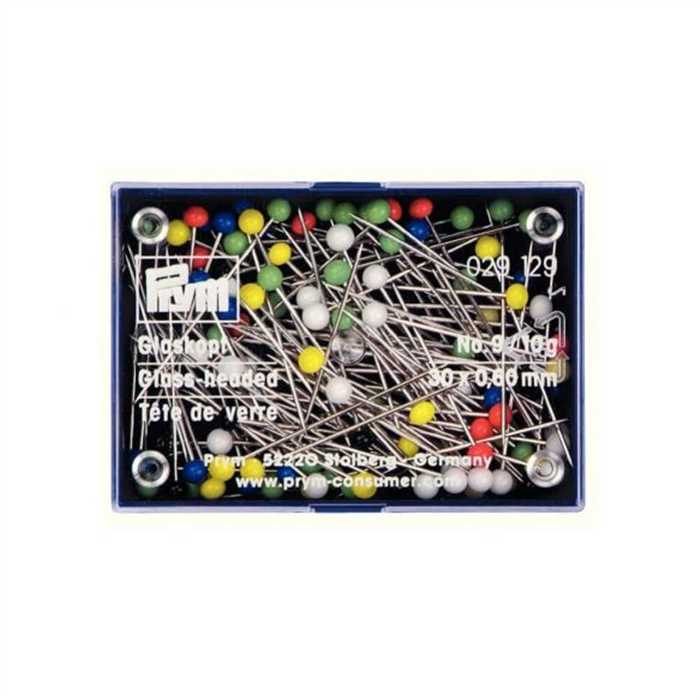Epingles à tête de verre - 10 g Epingles à tête de verre - 10 g