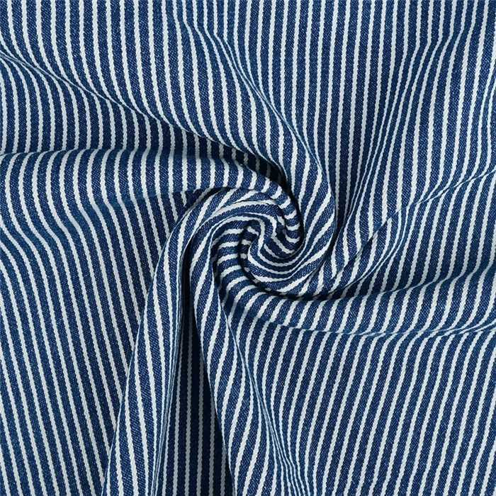 Jeans rayé bleu moyen Jeans rayé bleu moyen
