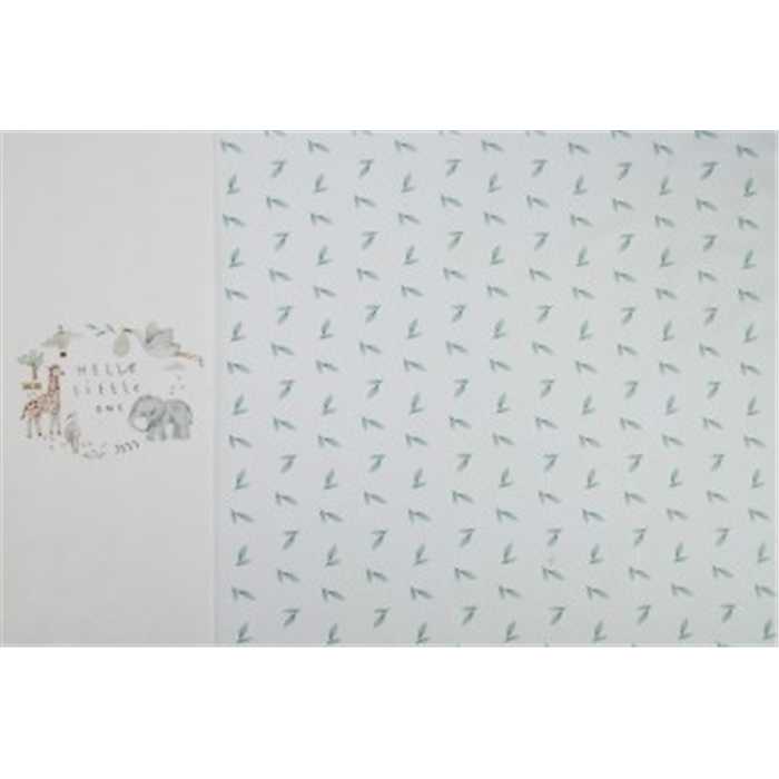 Jersey de coton Cute safari (panneau bébé) Jersey de coton Cute safari (panneau bébé)