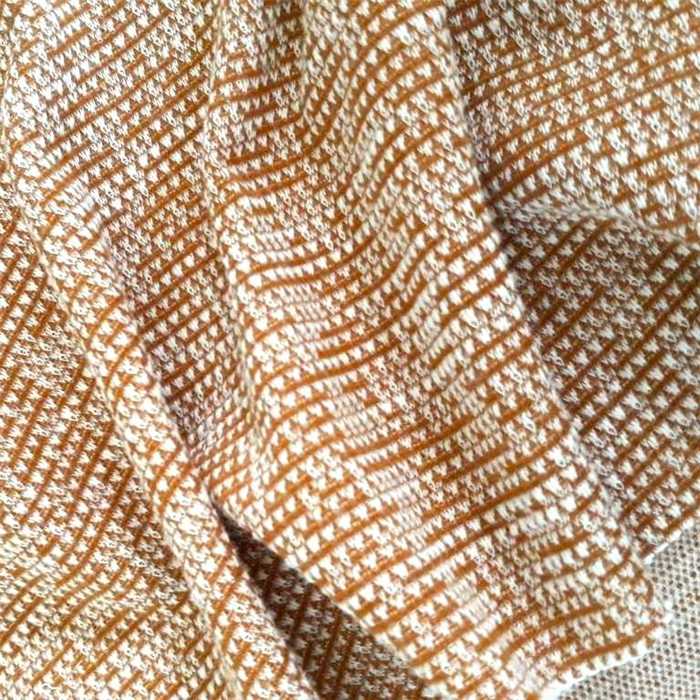 Jersey maille ocre - Coupon de 1 m Jersey maille ocre - Coupon de 1 m