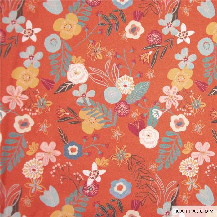Popeline de coton Flowers Rights Popeline de coton Flowers Rights