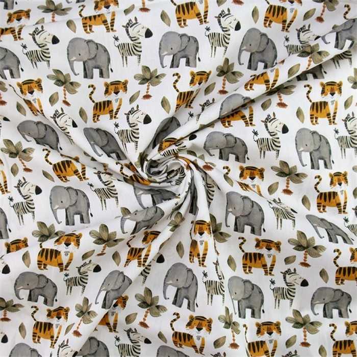 Popeline de coton Safari Popeline de coton Safari