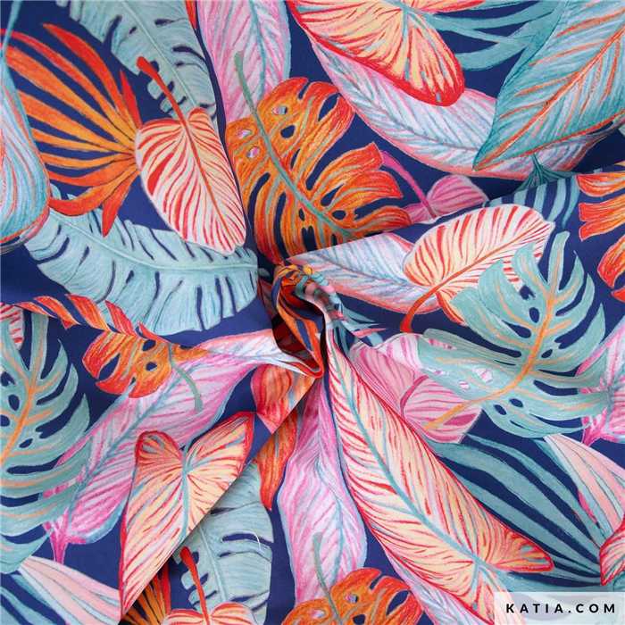 Tissu non extensible pour maillot de bain Tortoise Leaves Tissu non extensible pour maillot de bain Tortoise Leaves